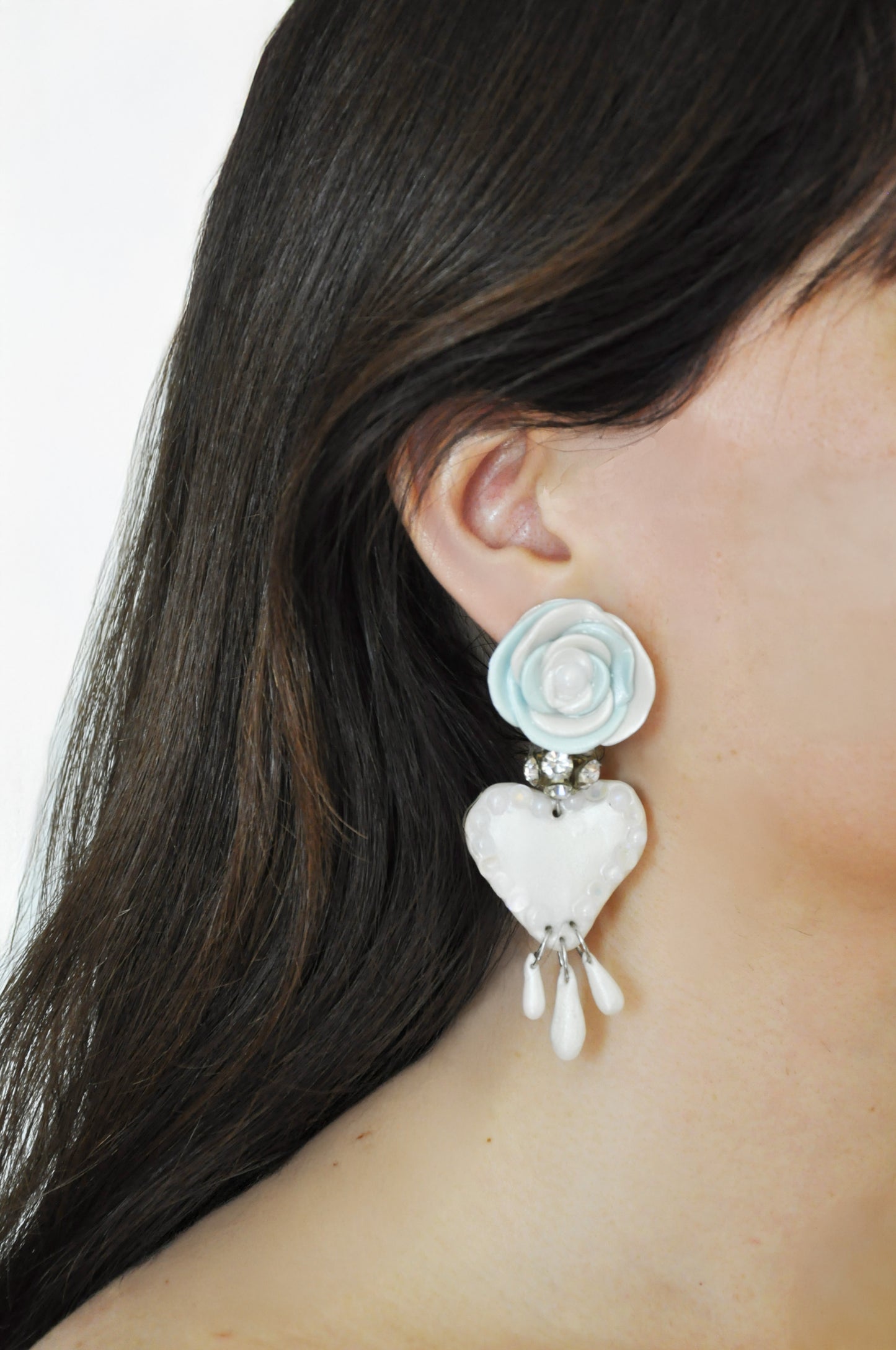 Crying Heart Mono Earring
