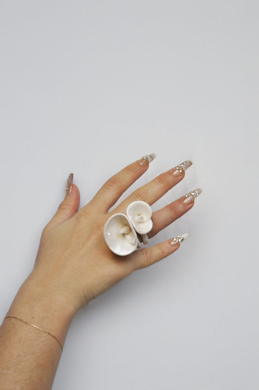 Double Calla Rings